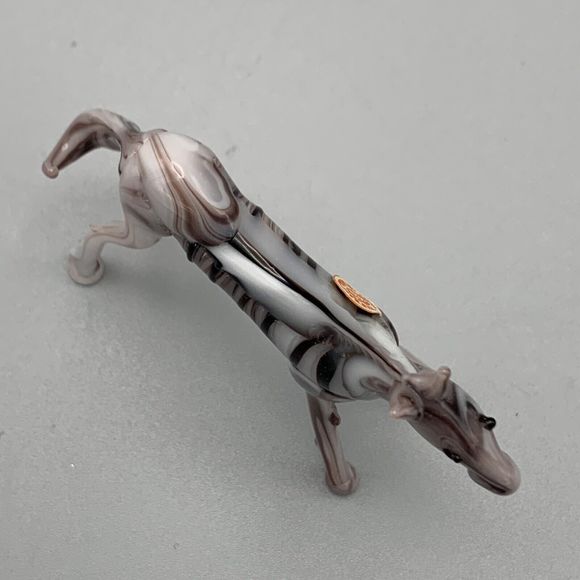 Vtg Red Wall Glass Animal Japan Horse Figurine Multicolor Handblown Glass Zebra - Picture 13 of 13